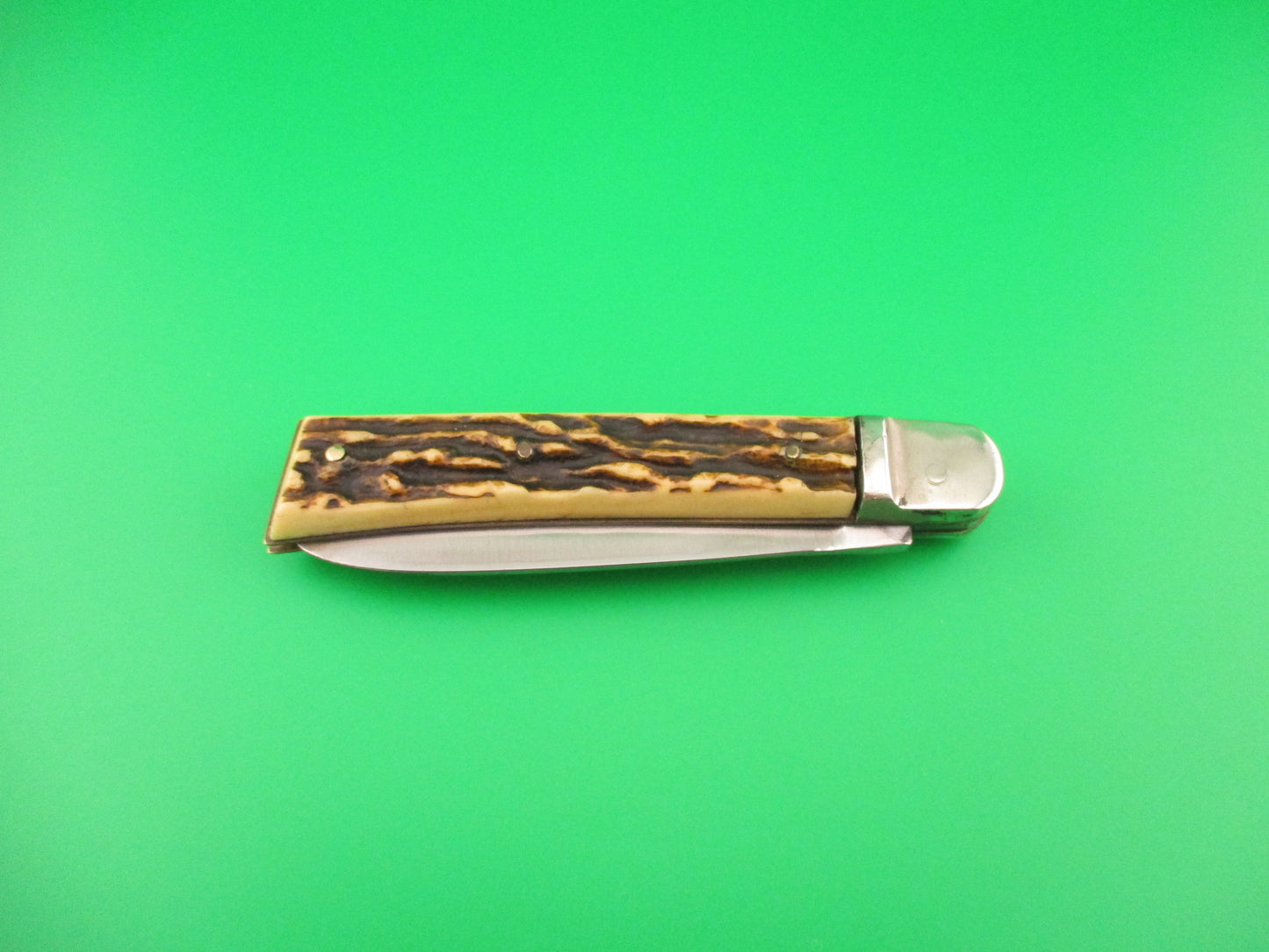 MAKINOX 20cm French Lever Imitation Stag Vintage automatic knife
