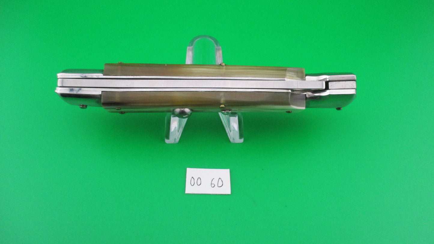 AKC Italy 23cm Italian Swing guard Honey horn automatic knife
