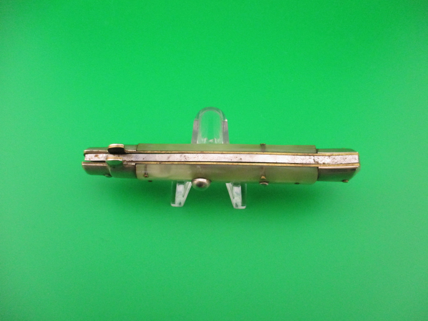 Rostfrei (slant) PATENT 22cm Italian BoBc Pearlex Vintage 1960s automatic knife