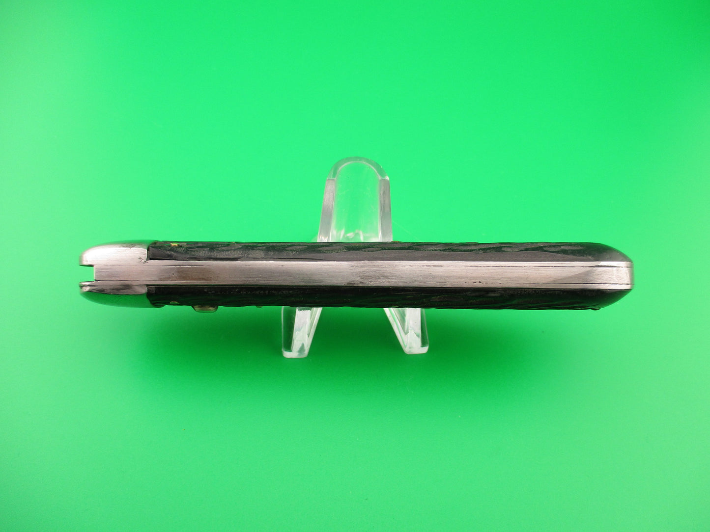 SCHRADE WALDEN 154 Hunter Black Stagged vintage automatic knife