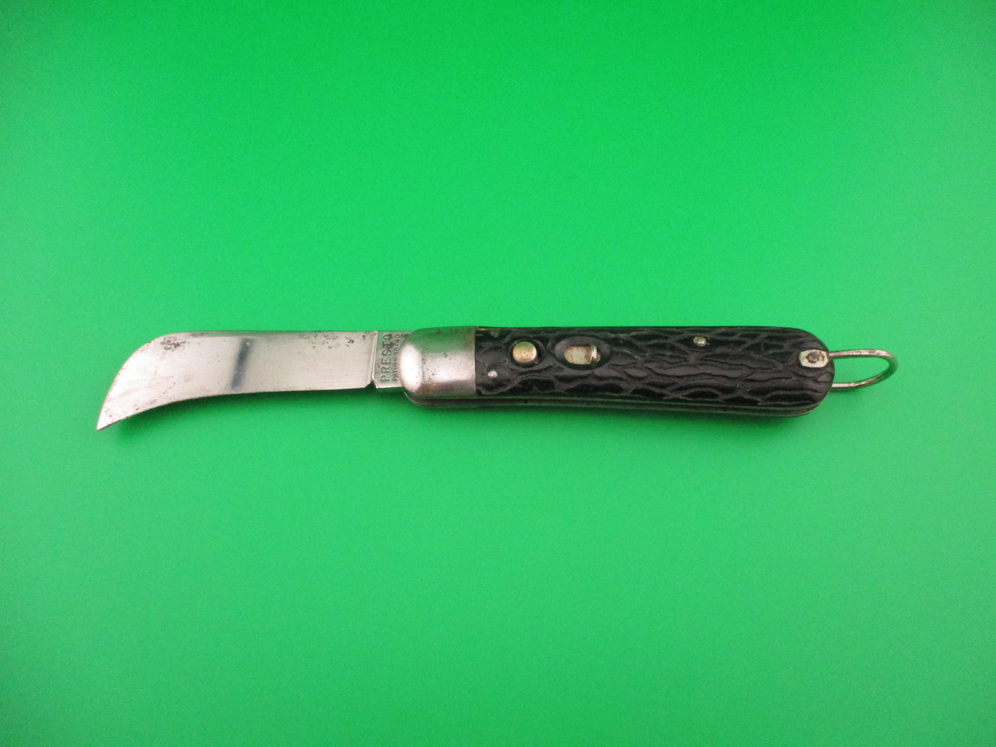 PRESTO M2 Paratrooper Hawkbill blade WWII vintage automatic knife