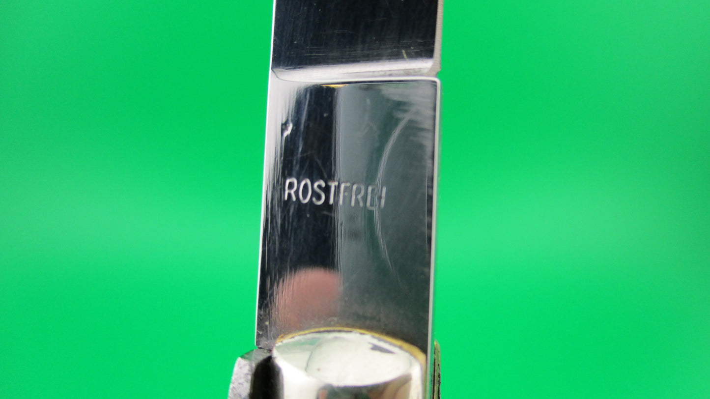 C. Jul Herbertz IMPORT 20cm Italian Transitional Stiletto Red dot switchblade knife NOS