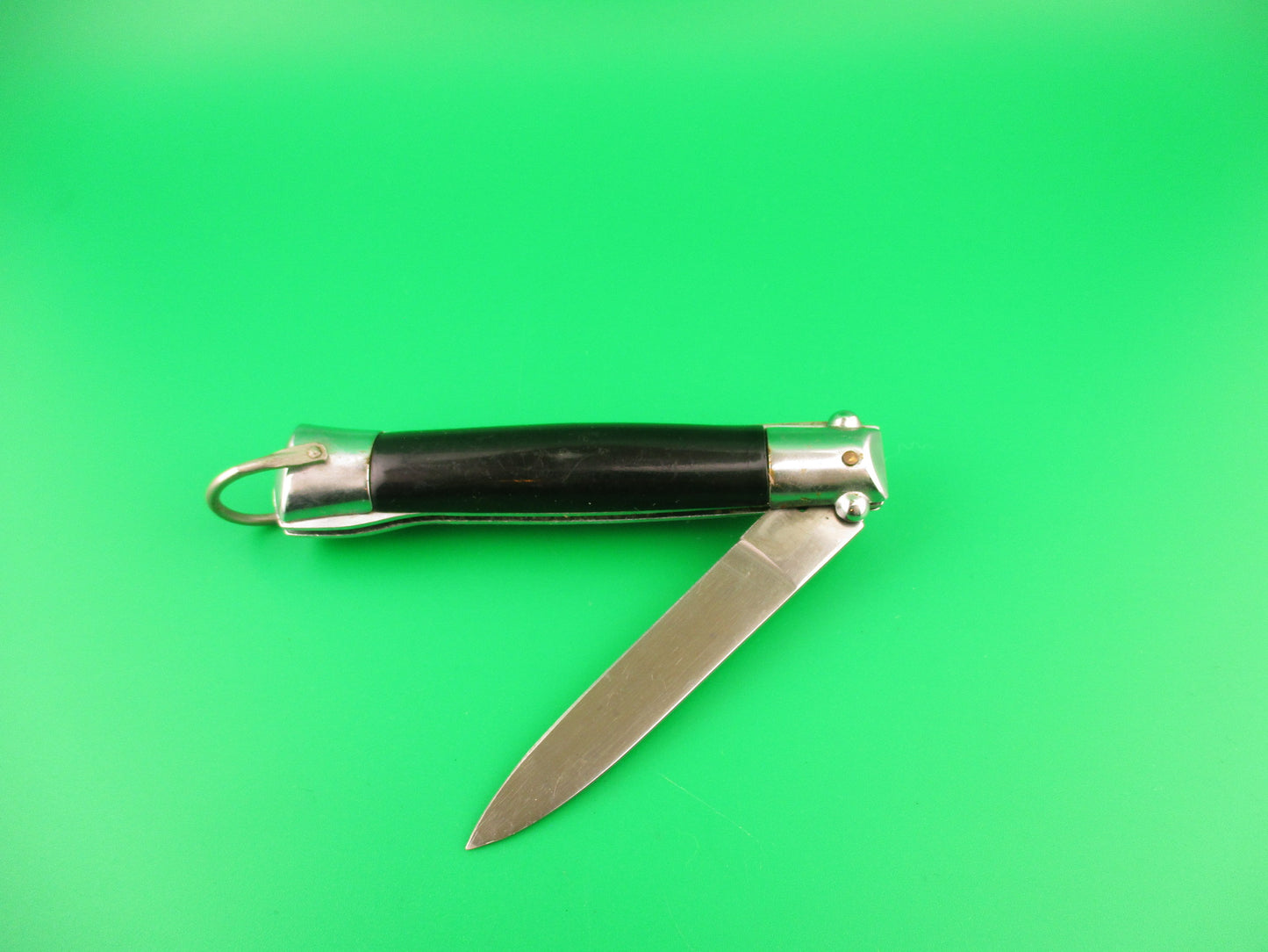 STAINLESS STEEL 17cm Korean Mini guard Rizzuto style automatic knife