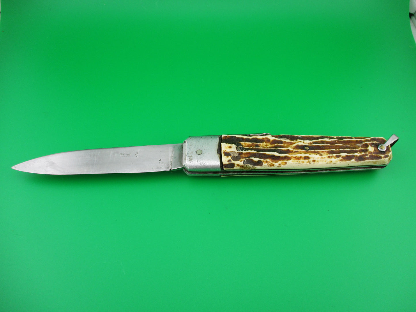 S.C.O.F. FRANCE INOX BREVETE S.D.G.D. 24cm P.V. 616.726 French Automatic Knife