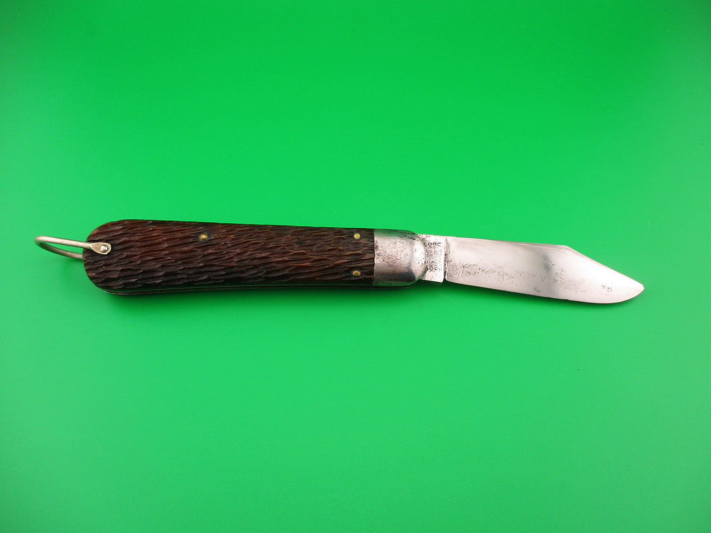 SCHRADE CUT CO M2 Bone WWII Paratrooper Military issue switchblade knife
