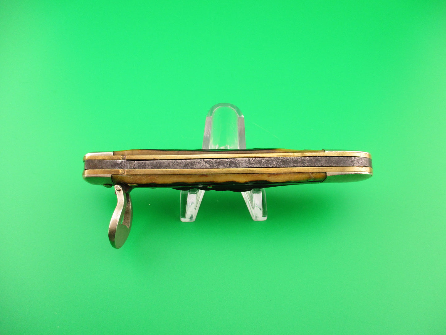 UNION CUT CO OLEAN NY USA Antique Teardrop Lever automatic knife