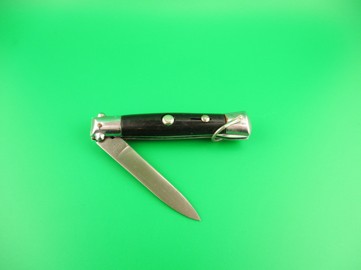 STAINLESS STEEL 17cm Korean Mini guard Rizzuto style automatic knife