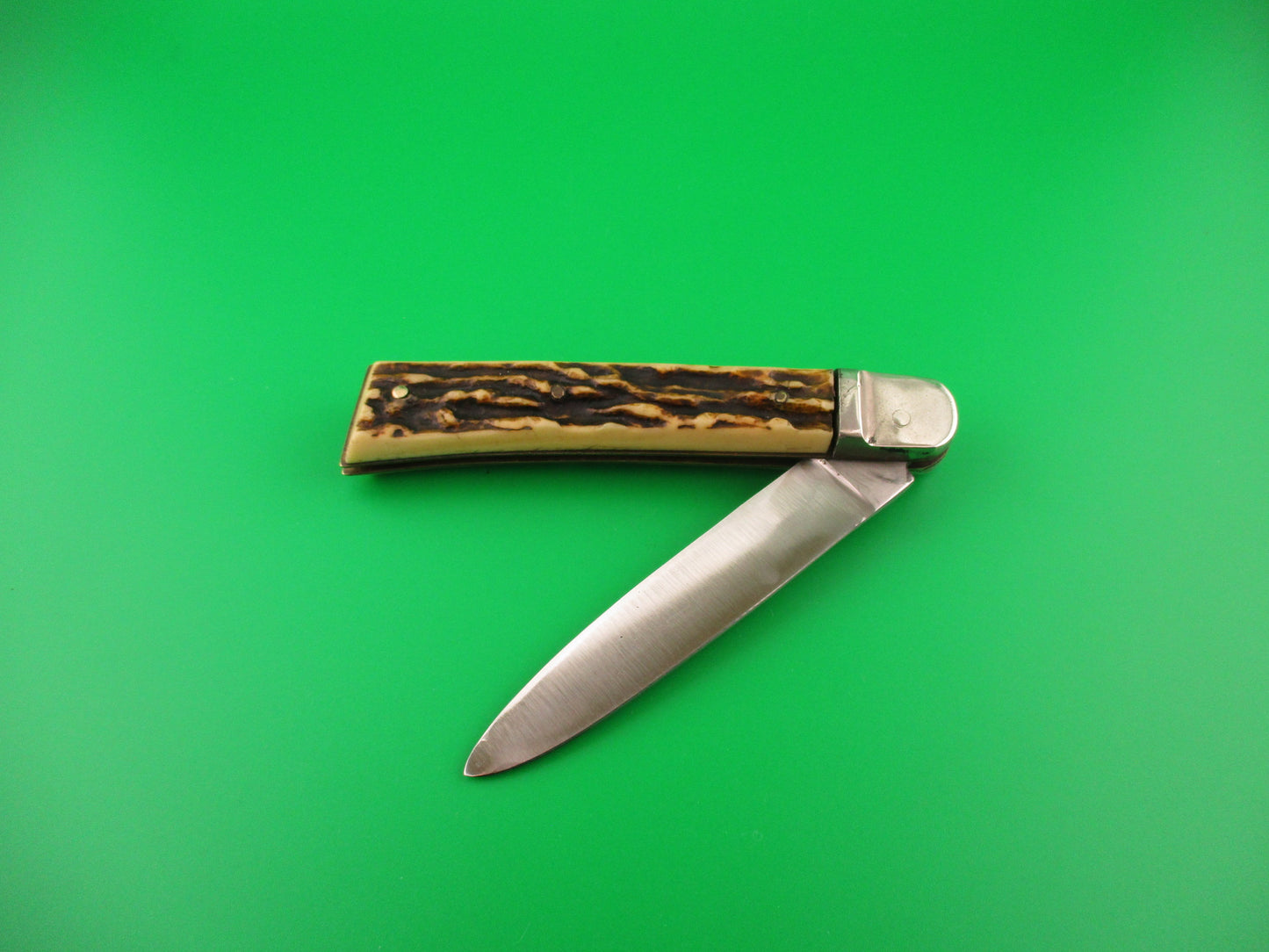 MAKINOX 20cm French Lever Imitation Stag Vintage automatic knife