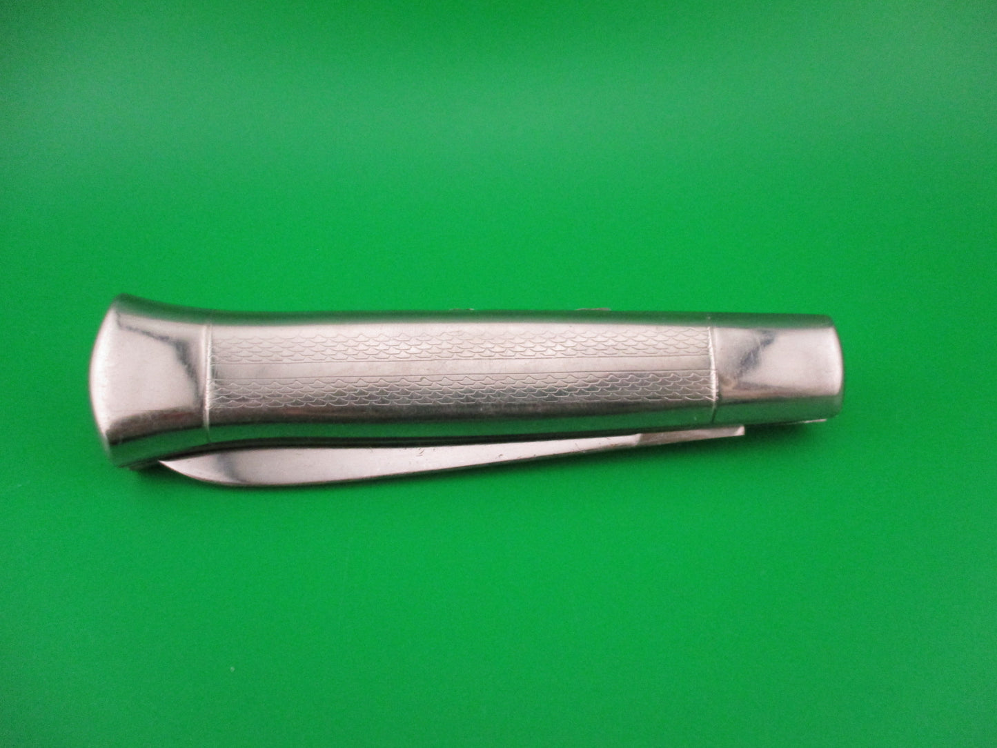 ROSTFREI 20cm Italian All Metal Bolster Button Vintage automatic knife NOS