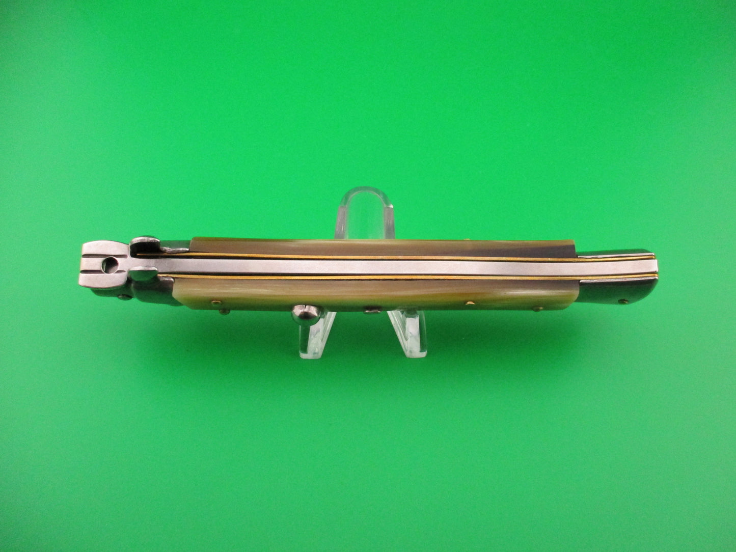 Frank B Italy 28cm Italian Swivel bolster KRIS blade Honey Horn automatic knife