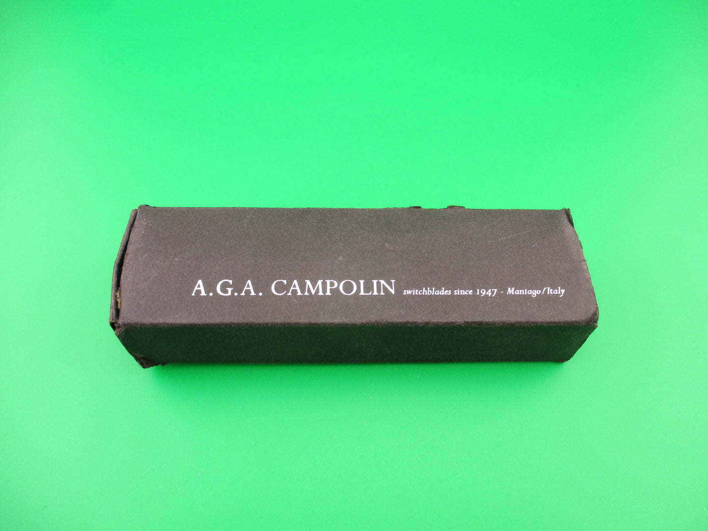 z AGA CAMPOLIN 1947-2007 20cm Italian Stag Camper Oval button fulcrum release automatic