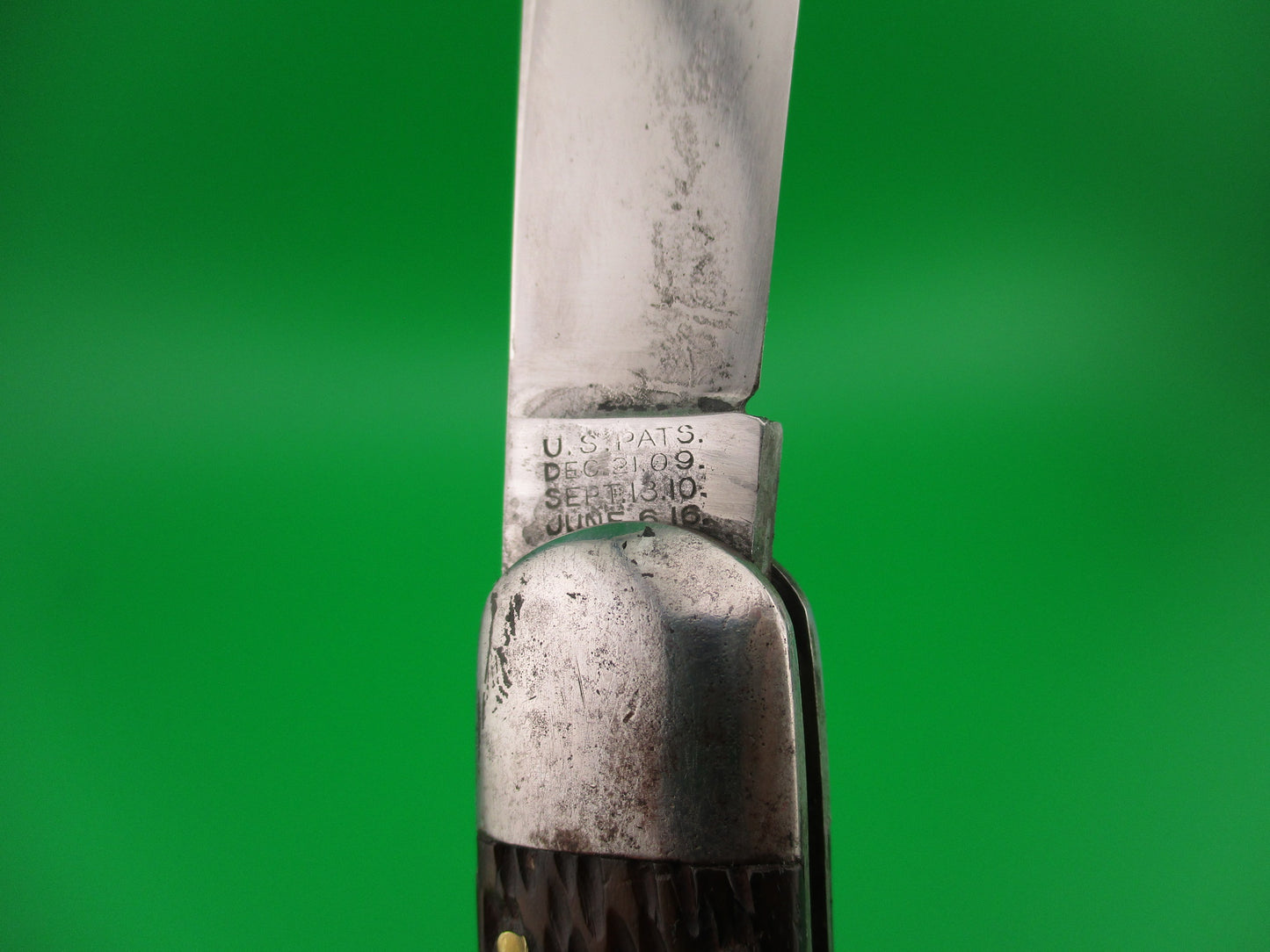 SCHRADE CUT CO M2 Bone WWII Paratrooper Military issue switchblade knife