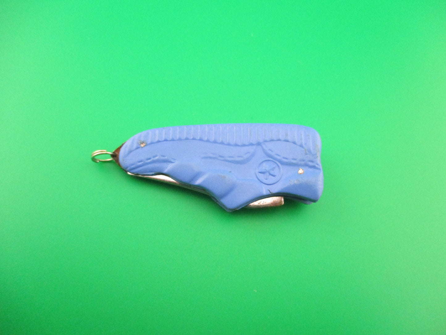 Blue Star Shoe 11cm Russian Prison (Penal Colony) vintage automatic knife
