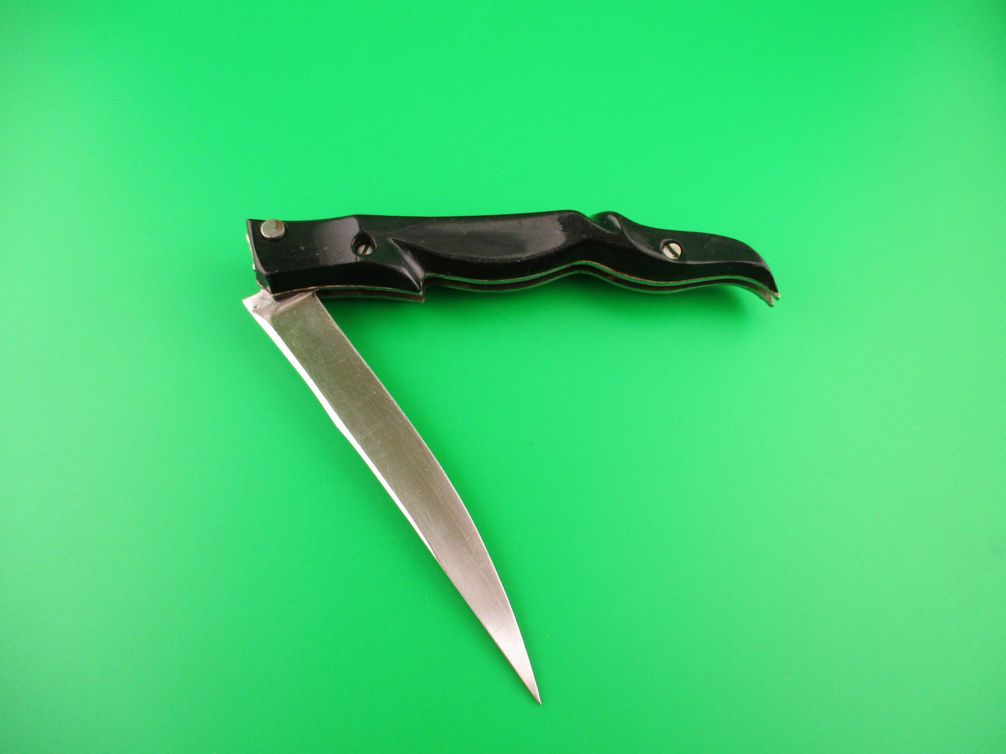 RPK 26cm Russian Prison Knife Black Hollow ground vintage automatic knife