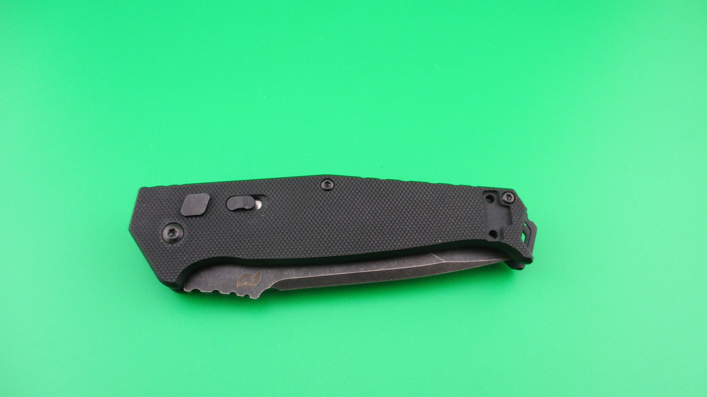 z Schrade Melee Automatic Folding Knife, S35VN Tanto Blade, G10 Handle, 1136249
