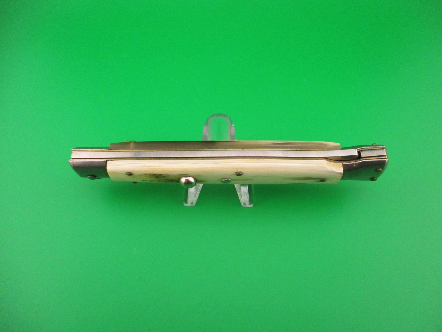 AB ITALY 28cm Italian Swing Guard Horn Bayonet blade automatic knife