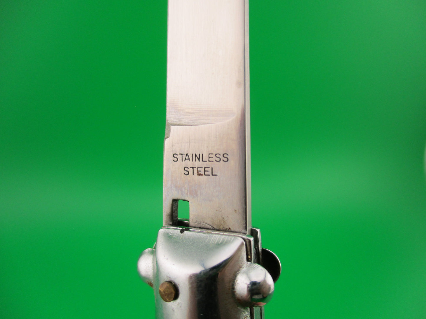 STAINLESS STEEL 17cm Korean Mini guard Rizzuto style automatic knife
