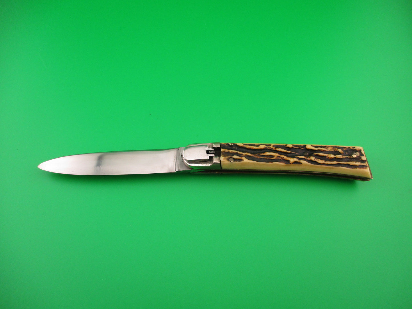 MAKINOX 20cm French Lever Imitation Stag Vintage automatic knife