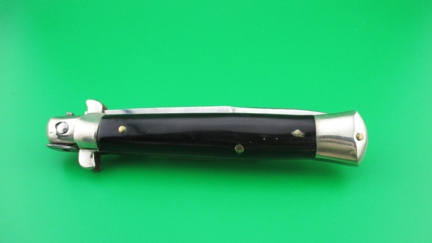 29 Vintage 22cm Italian Flat Guard Picklock Honey Horn automatic knife