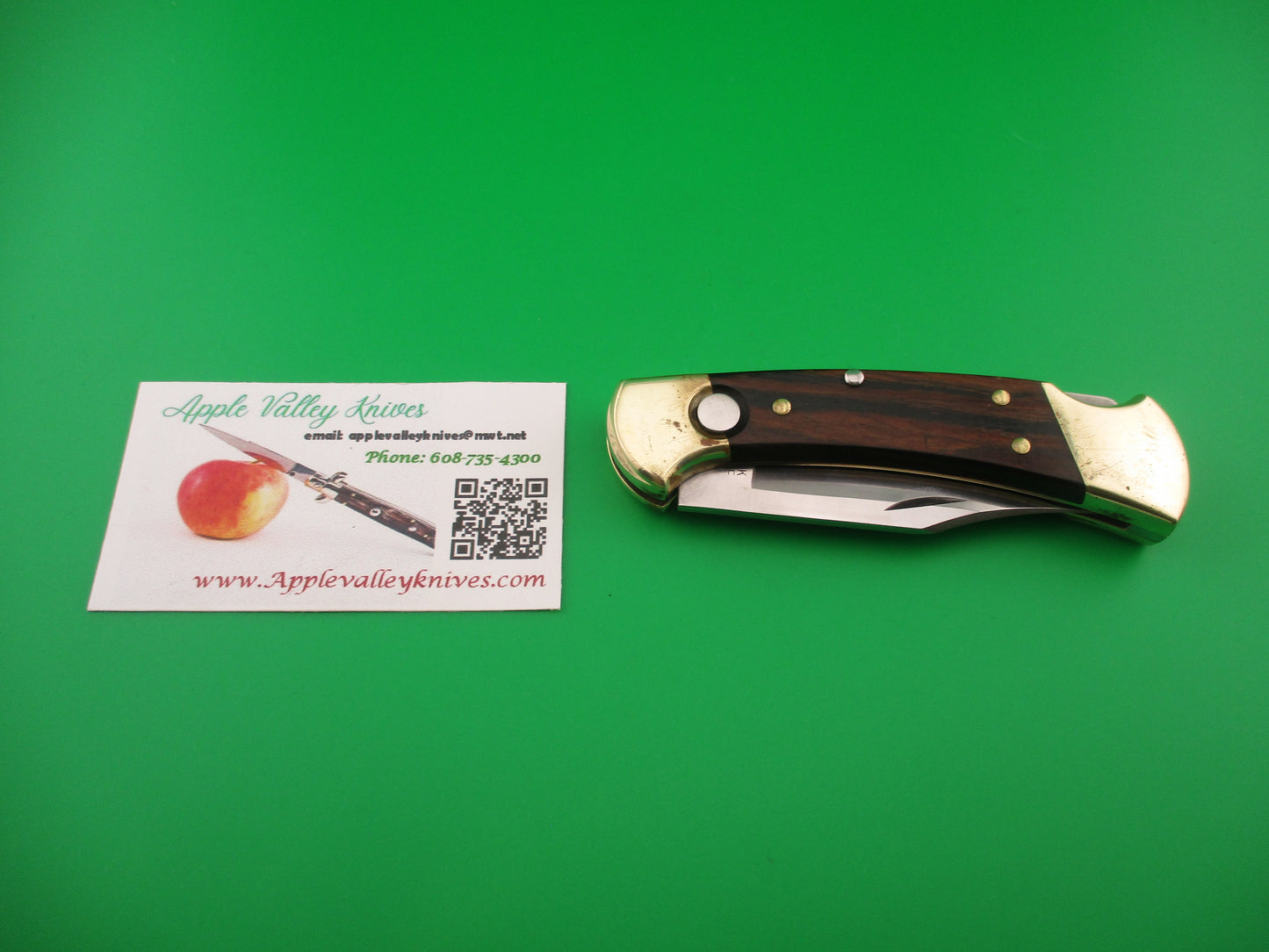 z BUCK 112 C USA Converted SA Automatic knife round button wood handles