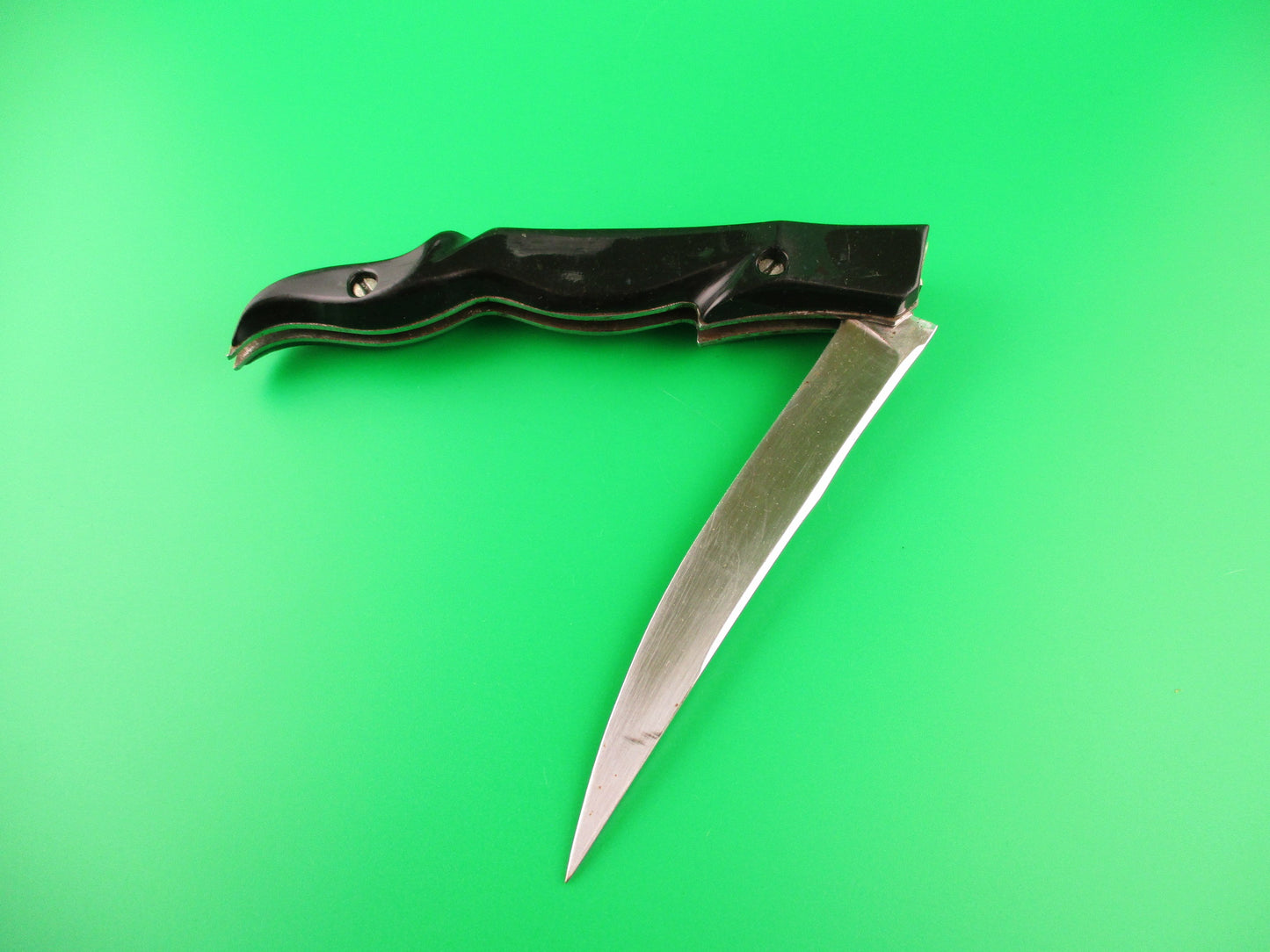 RPK 26cm Russian Prison Knife Black Hollow ground vintage automatic knife