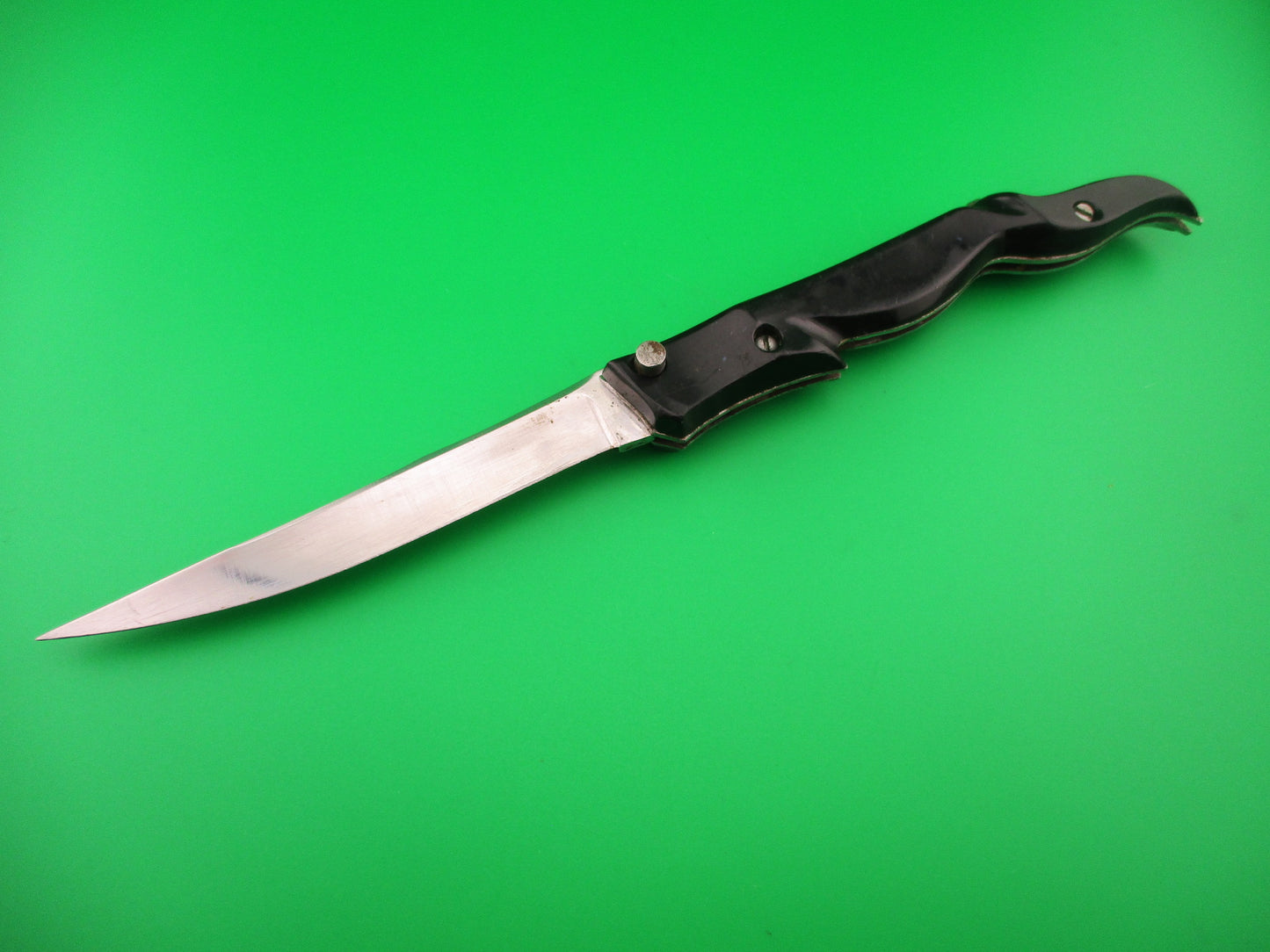 RPK 26cm Russian Prison Knife Black Hollow ground vintage automatic knife