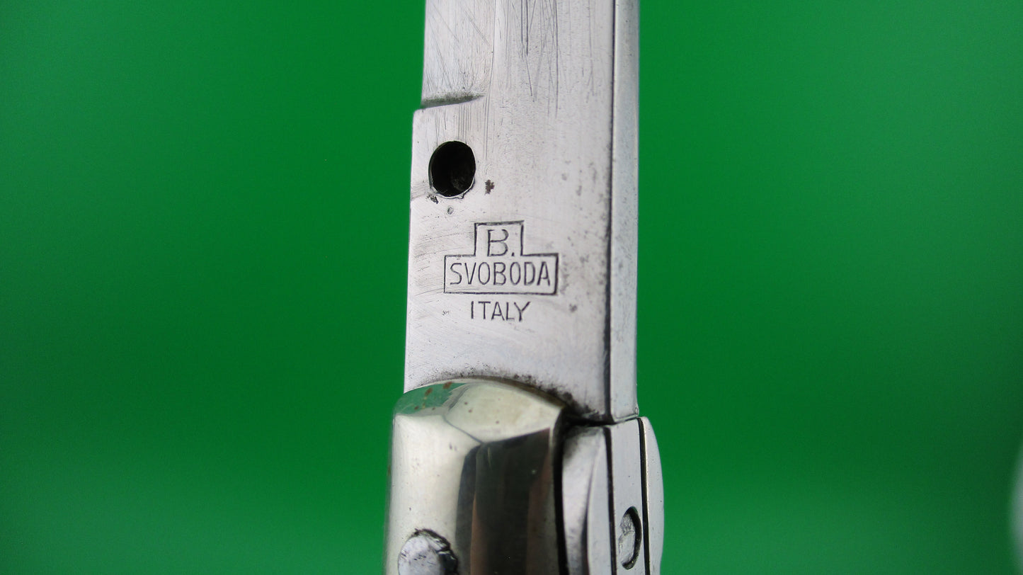 z B SVOBODA ITALY 28cm Italian Picklock 1950s bayonet blade automatic knife