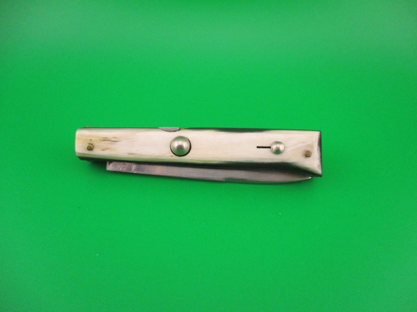 B.T.FS INOX Lizard 16cm Italian Lockback Skunk vintage automatic knife