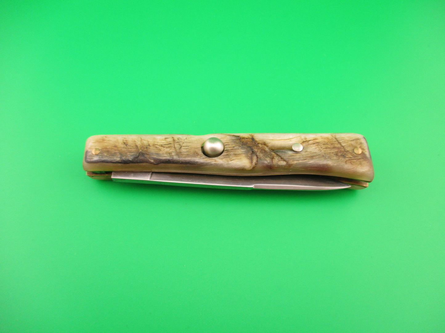B.T.FS THIERS INOX Lizard 22cm Italian Lockback Ram's horn vintage automatic knife