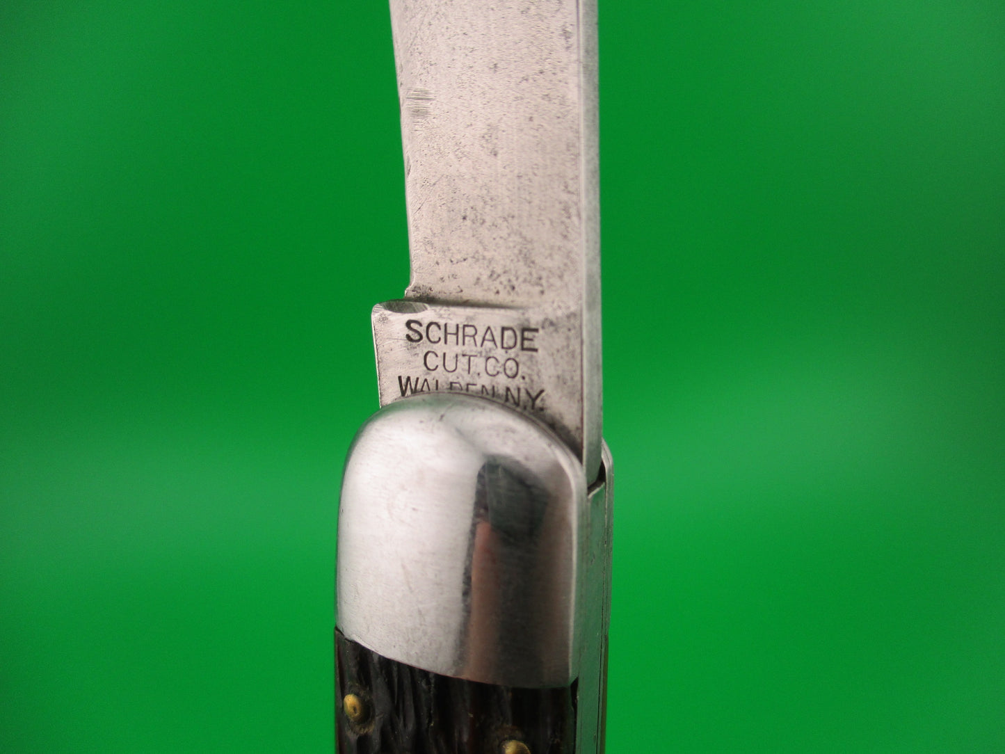 SCHRADE CUT CO M2 Bone WWII Paratrooper Military issue switchblade knife