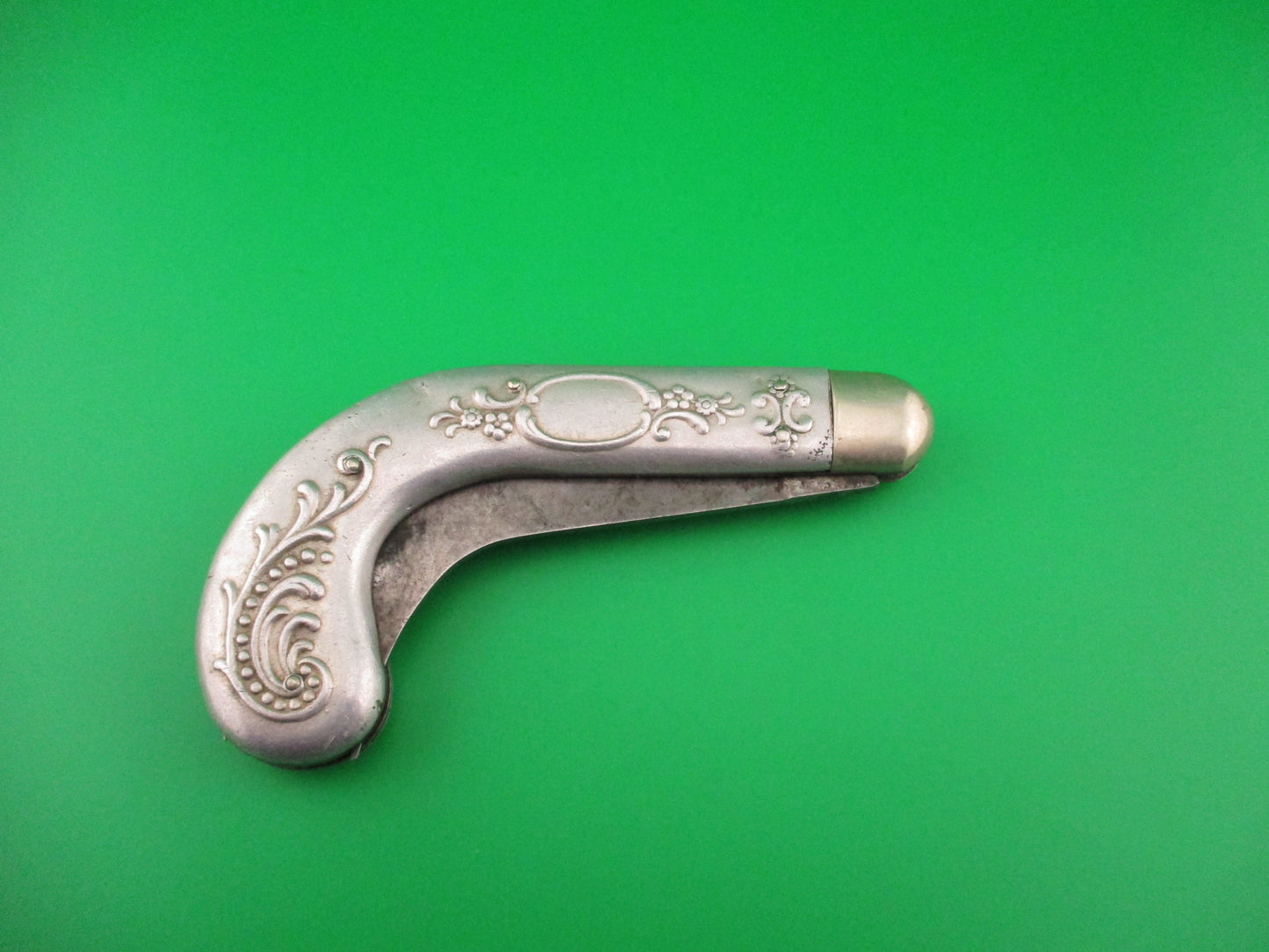 Press Button Knife Co One Arm Man antique switchblade knife Civil War Vets