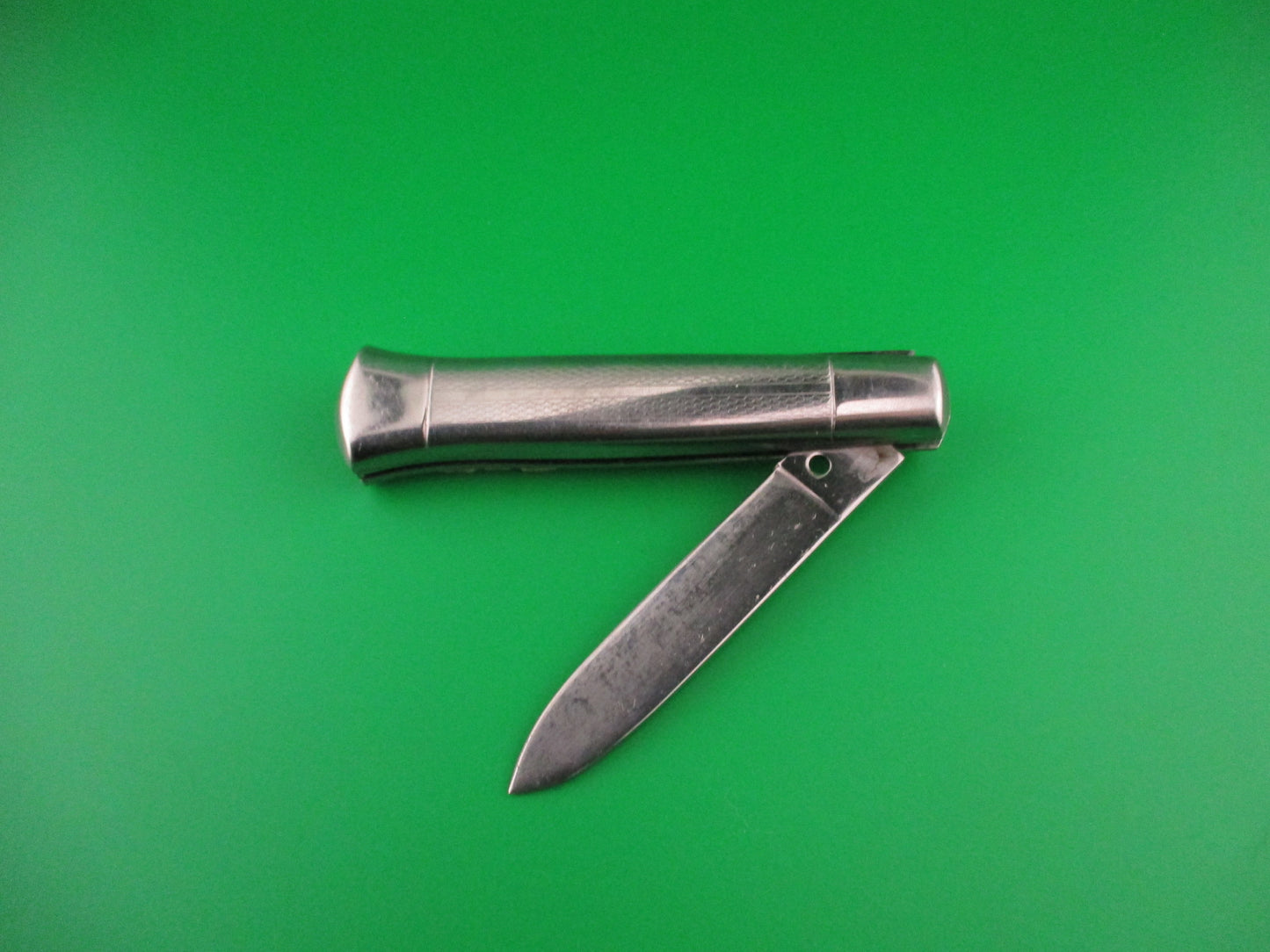 ROSTFREI 20cm Italian All Metal Bolster Button Vintage automatic knife NOS