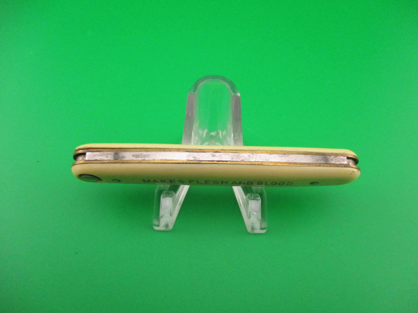 Press Button Knife Co double Ivory Cell Johann Hoff antique switchblade knife