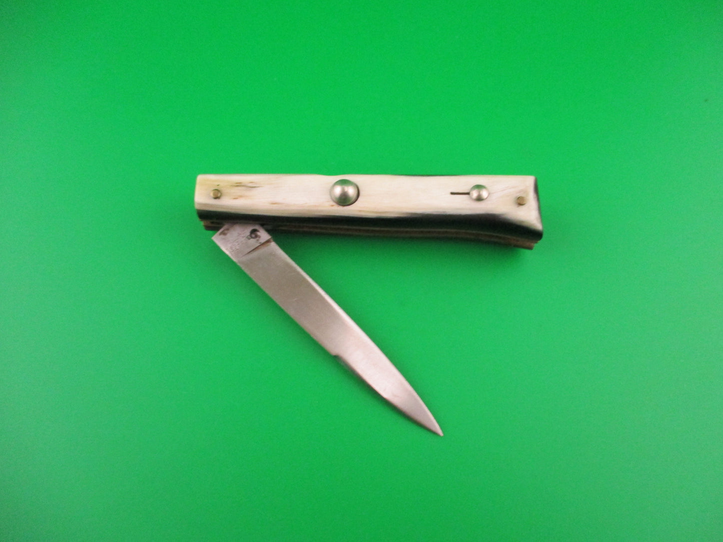 B.T.FS INOX Lizard 16cm Italian Lockback Skunk vintage automatic knife