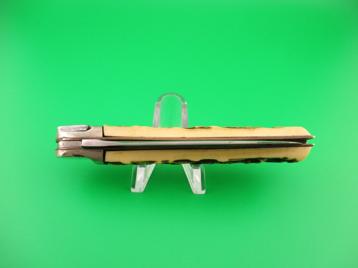 MAKINOX 20cm French Lever Imitation Stag Vintage automatic knife