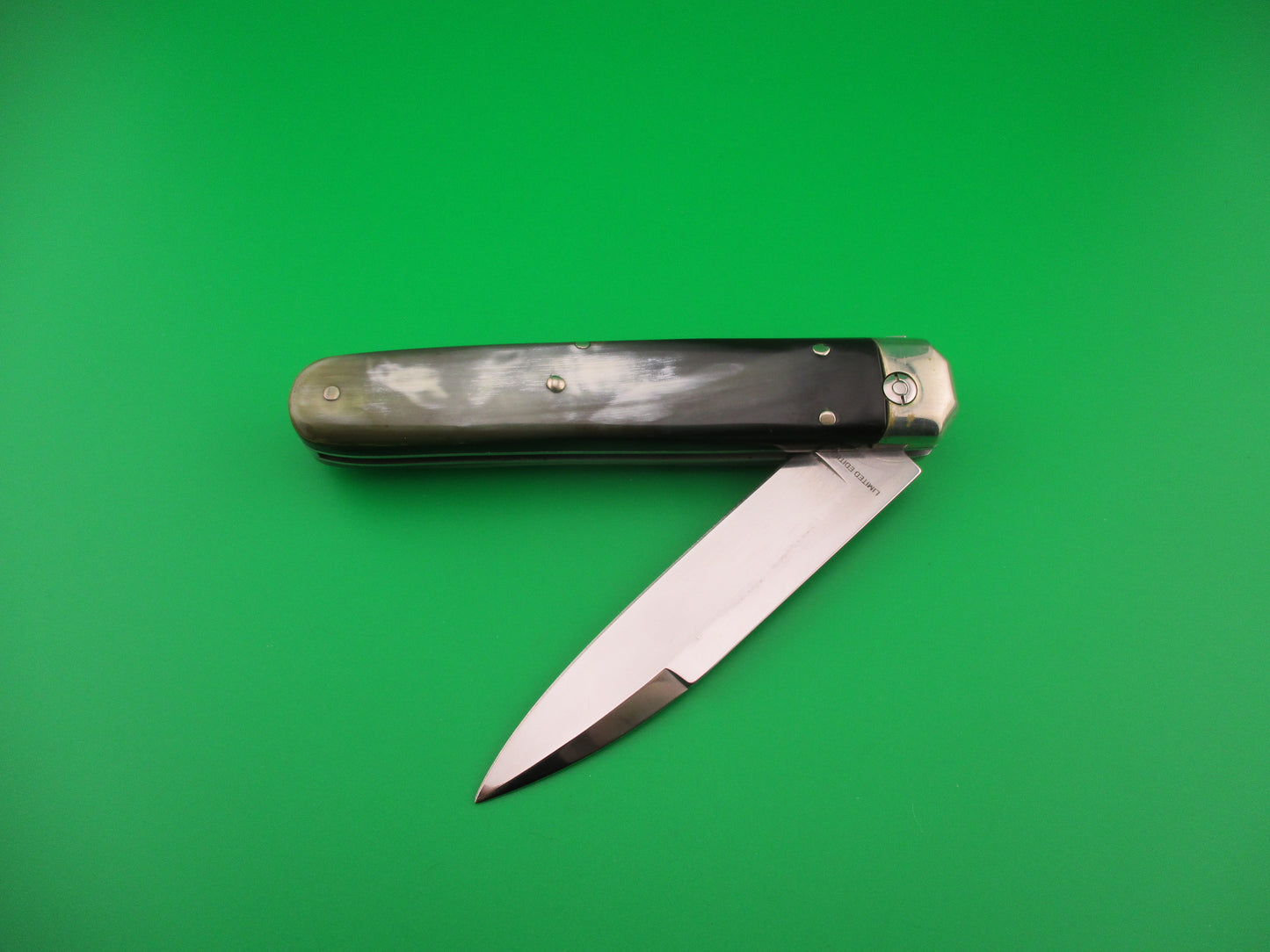 z AGA CAMPOLIN BARON 21cm Italian Brazilian horn Limited Edition 2022 Automatic knife