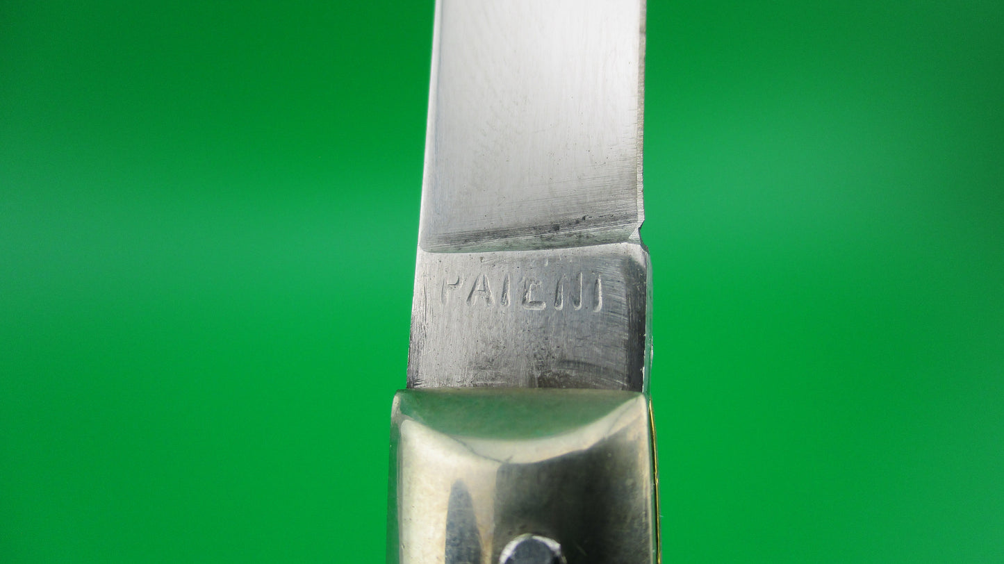 Rostfre 8 PATENT 18cm Italian Stag Lockback Rare Swinger style Automatic knife NOS Belgium