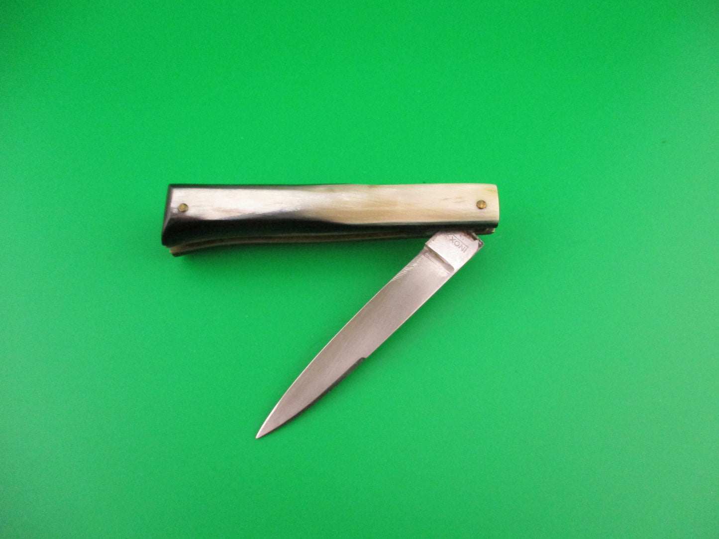 B.T.FS INOX Lizard 16cm Italian Lockback Skunk vintage automatic knife