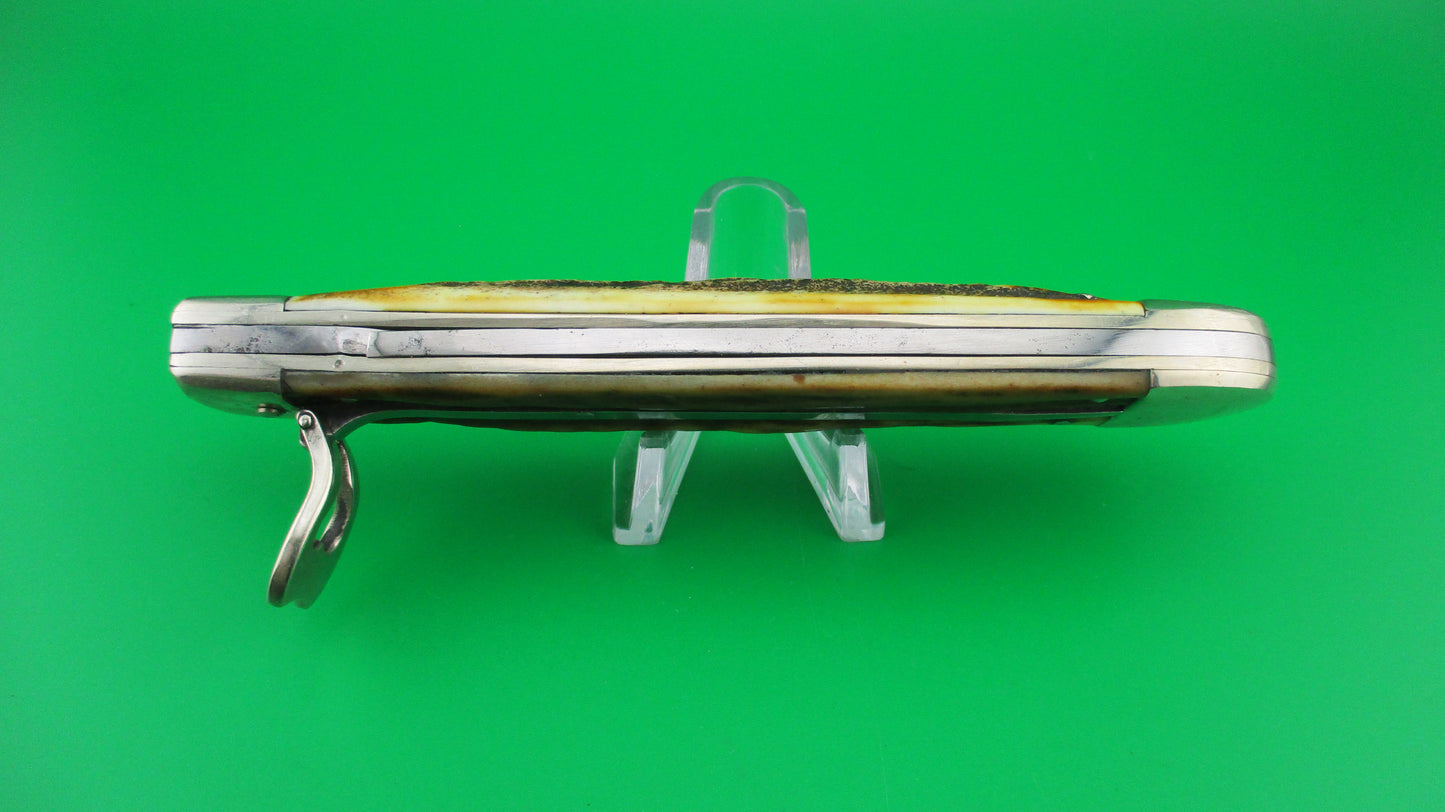 z CASE TESTED XX 5171L Lever automatic knife w Stag handles