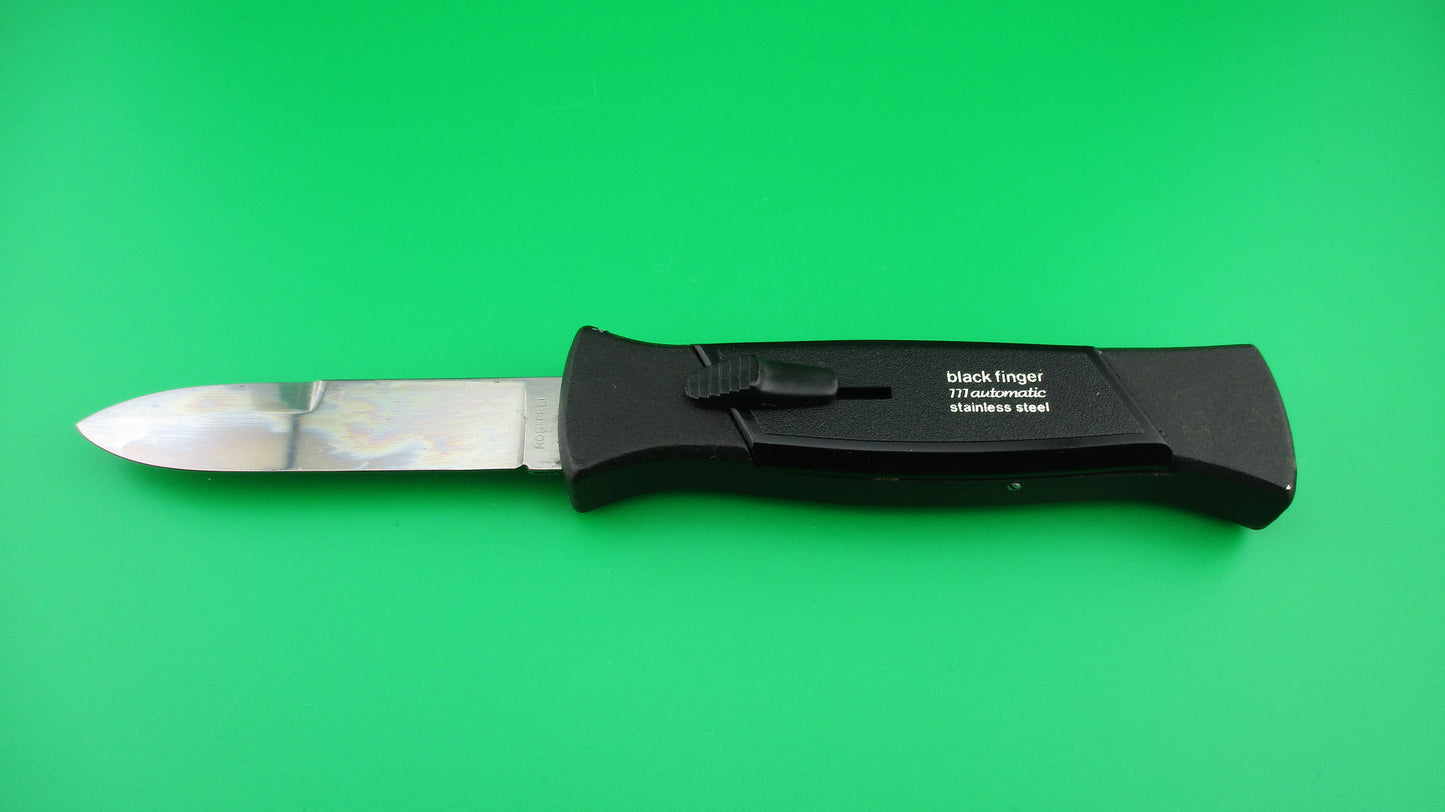 ROSTFREI BLACK FINGER 22cm Italian Vintage OTF automatic knife