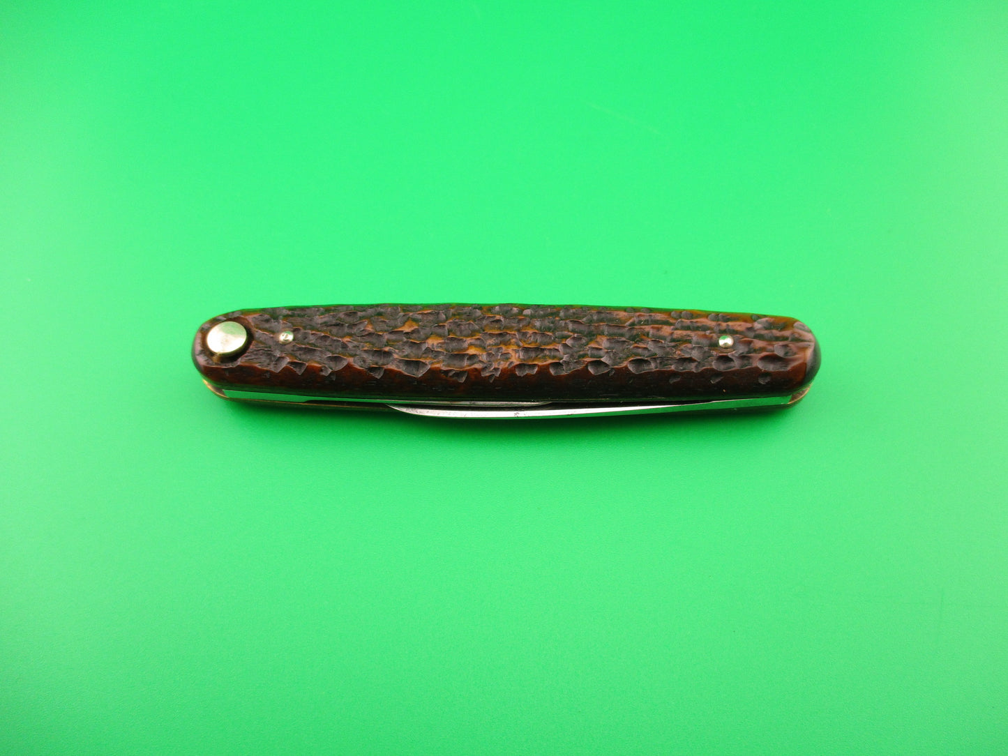 Press Button Knife Co Medium double etched FIRTH'S STEEL antique automatic knife