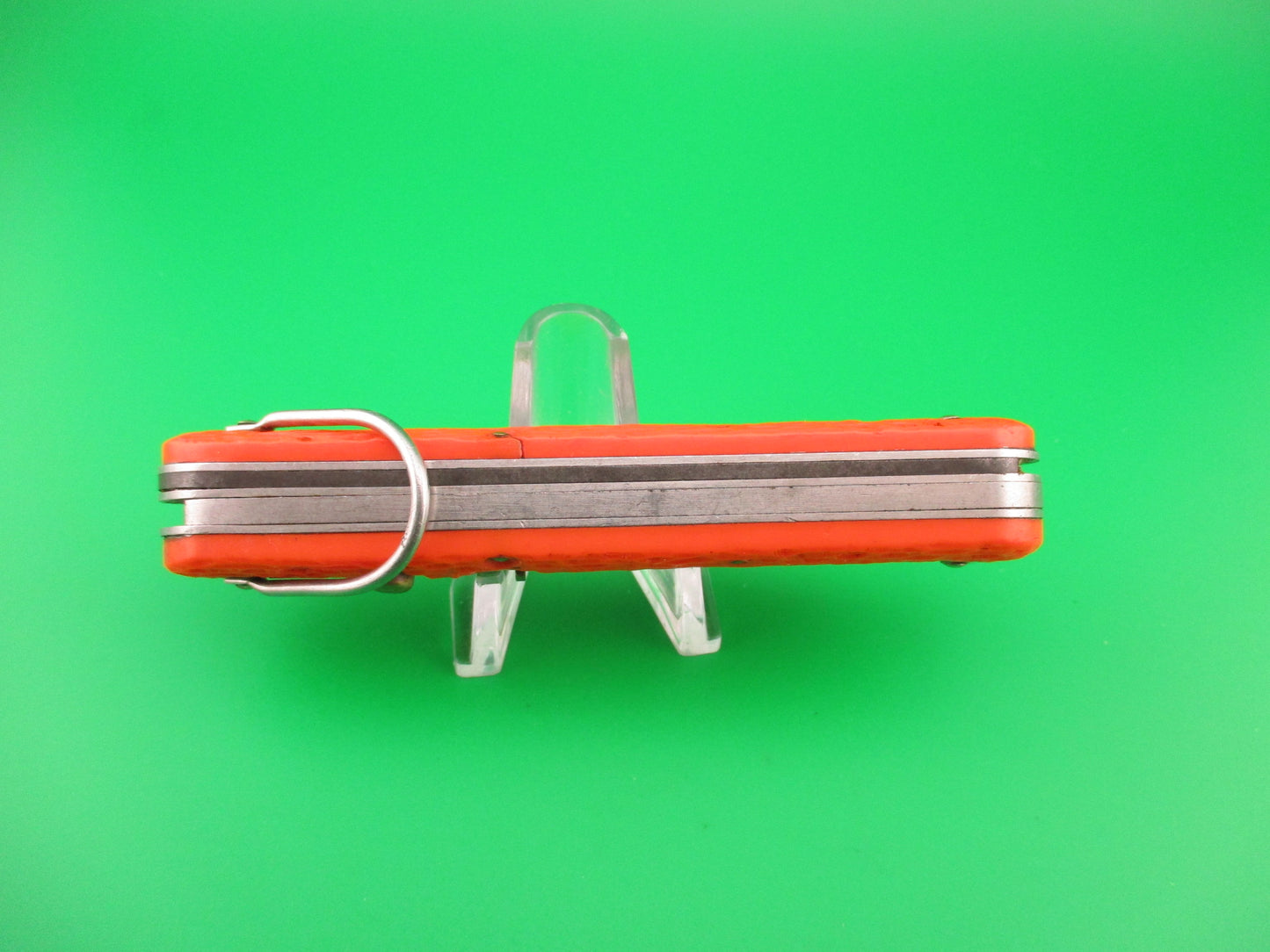 z CAMILLUS vintage MC1 Orange paratrooper automatic knife with hook blade