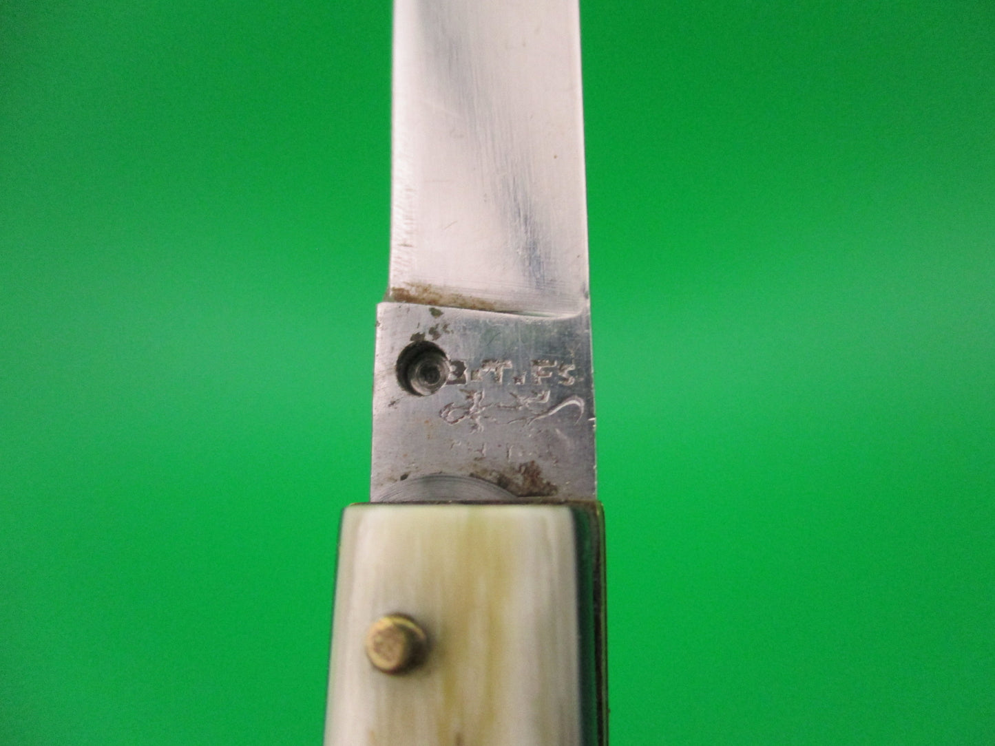 B.T.FS INOX Lizard 16cm Italian Lockback Skunk vintage automatic knife