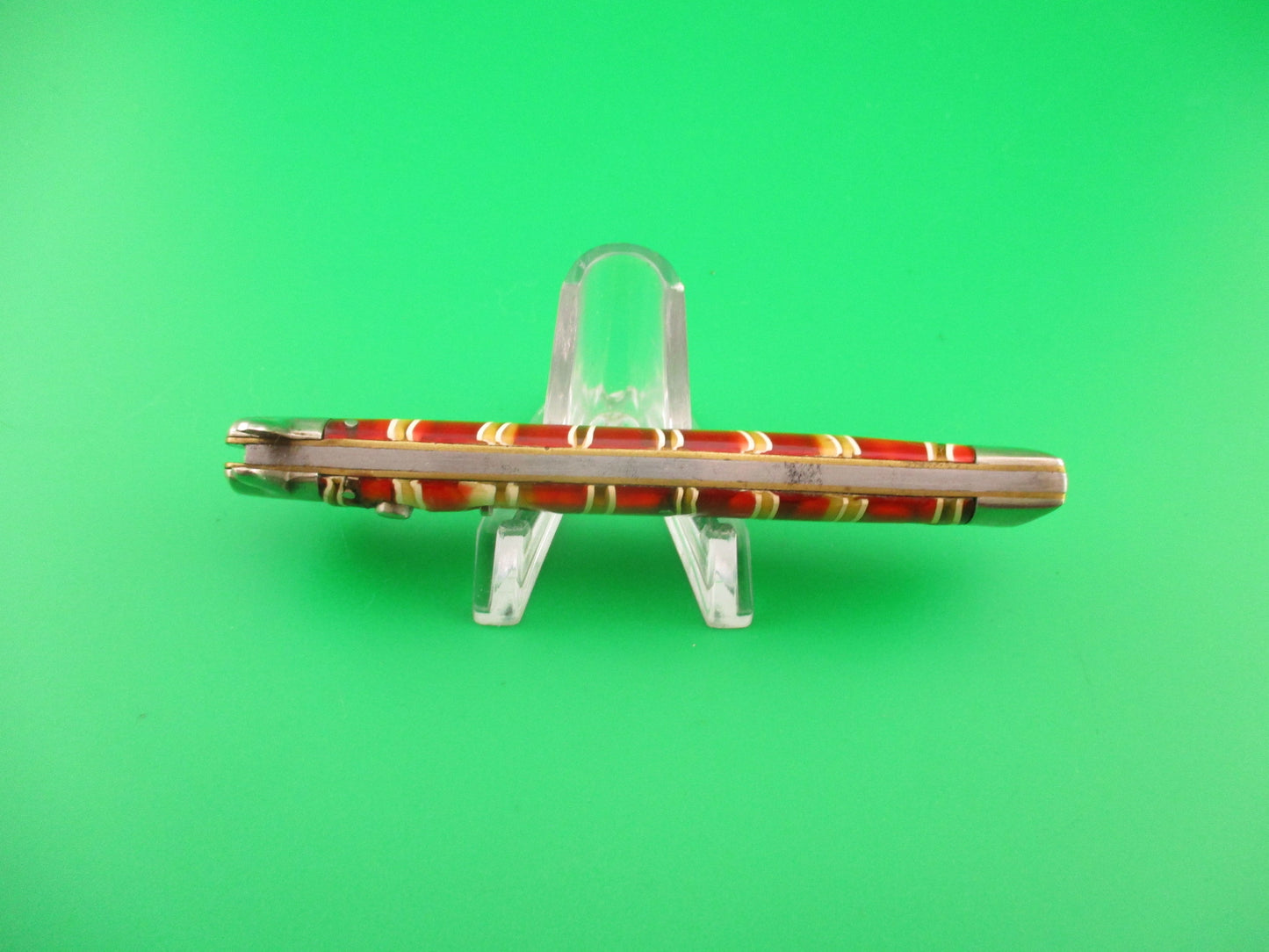 Remington R645 Bowtie Fishtail Candystripe Vintage 1940s automatic knife