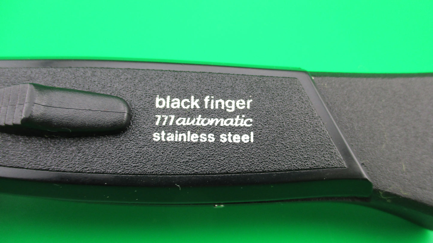 ROSTFREI BLACK FINGER 22cm Italian Vintage OTF automatic knife