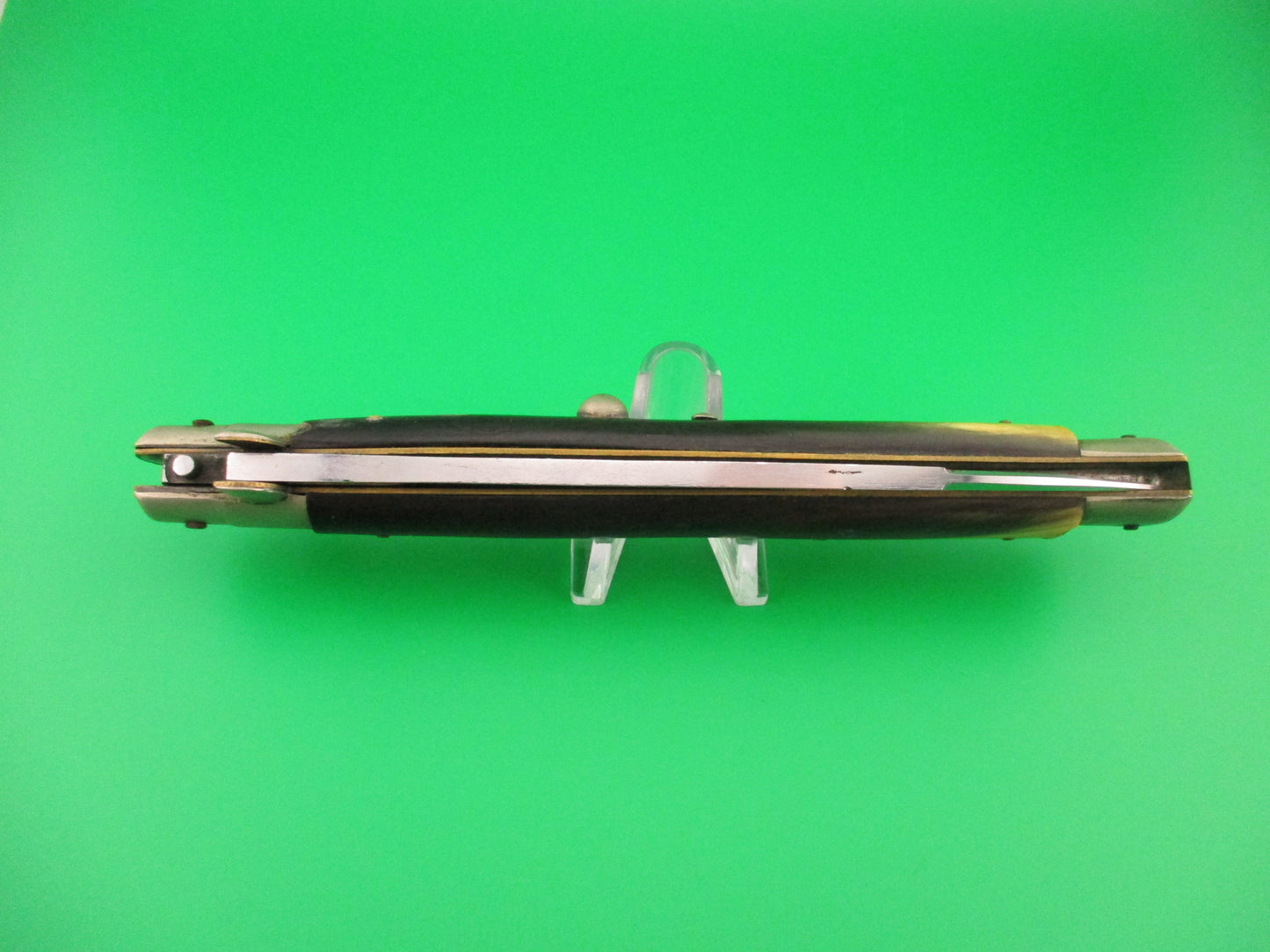 M ITALY INOX 33cm Italian Transitional Horn Vintage 1960s automatic knife