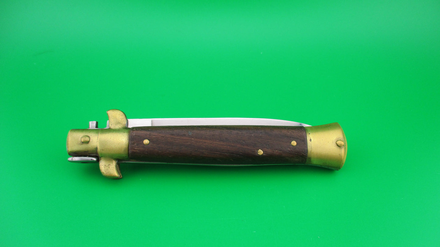 B Rostfrei 20cm Italian Stiletto Swivel Bolster Vintage 1980s Automatic knife