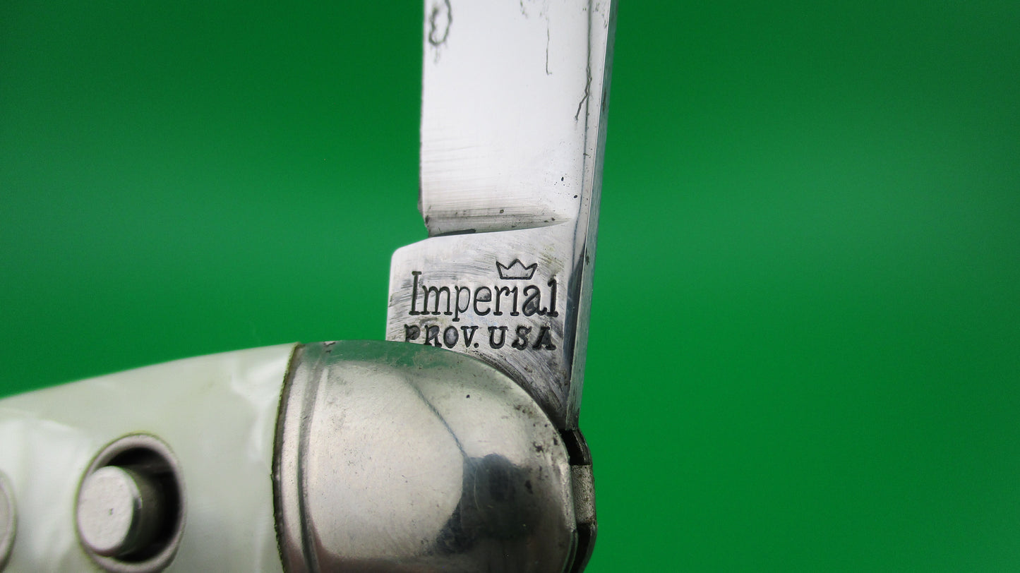 IMPERIAL Toothpick Cracked Ice Vintage switchblade knife JM90PBC NOS