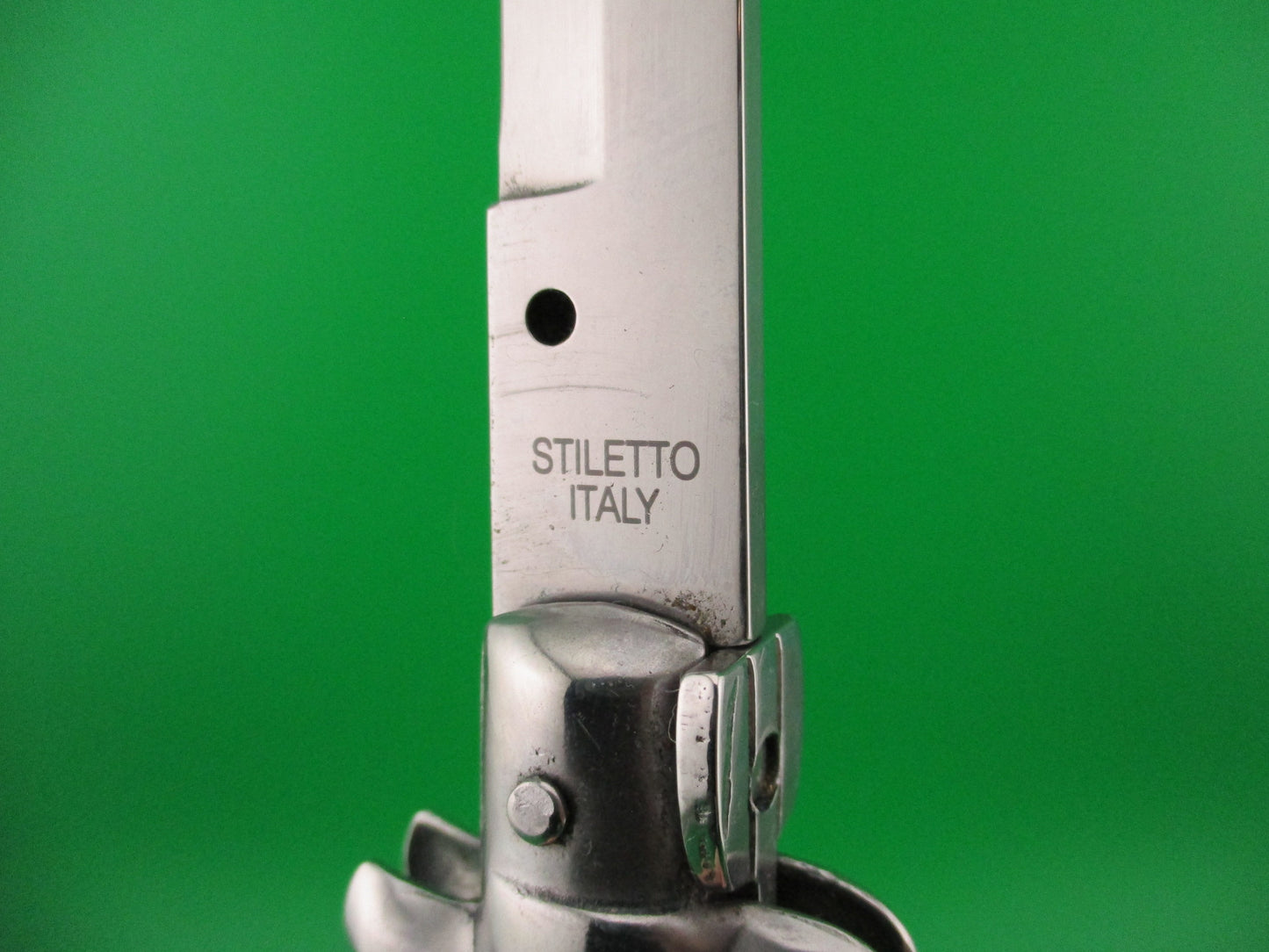STILETTO ITALY 33cm Italian Stiletto Brazilian horn switchblade knife
