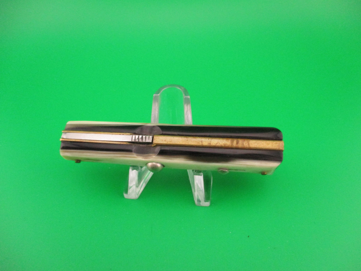 B.T.FS INOX Lizard 16cm Italian Lockback Skunk vintage automatic knife